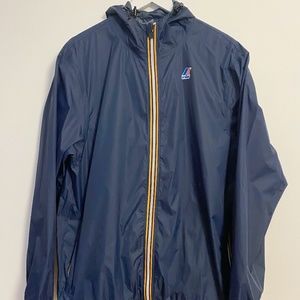 K Way Packable Windbreaker - NAVY